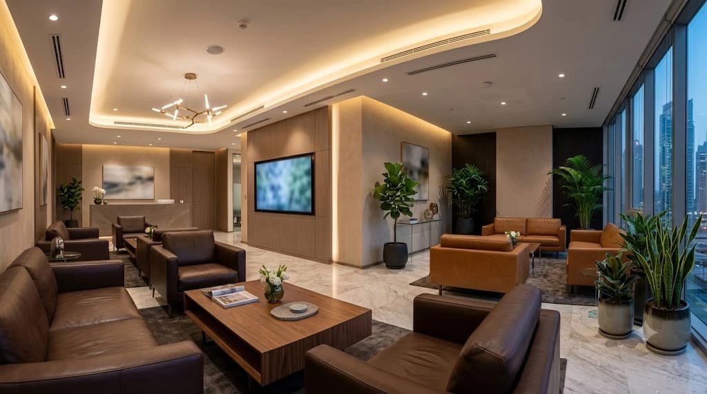 Modern Parents Waiting Room